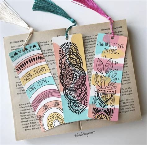 Book Mark Ideas 📚 Mandala Bookmark Creative Bookmarks Bookmarks