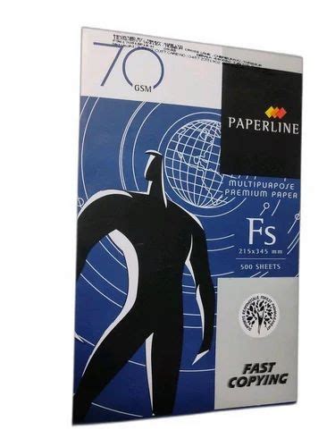Plain A4 Paperline Copier Paper Gsm 70 Gsm Thickness 98 Micron At