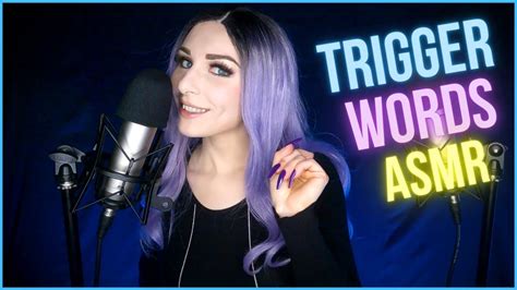 Asmr Trigger Words And Nails Tapping Whispers And Tingles Youtube