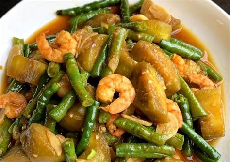 Resep Tumis Terong Udang Kacang Panjang Oleh Elly Jannah Cookpad