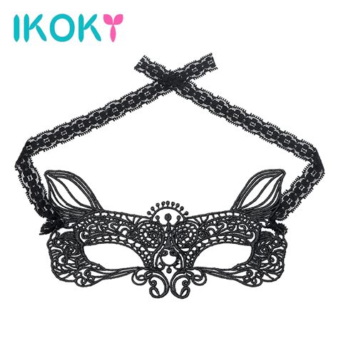 Buy Ikoky Sex Black Lace Eye Mask Erotic Toys Fetish