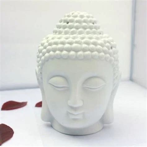 Ceramic Buddha Head Fragrance Oil Burner Lamp At Best Price In New Delhi