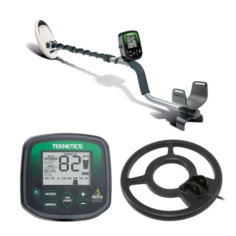 Teknetics Delta 4000 Metal Detector W 8 Round And 10 Dd Coil And 5 Year