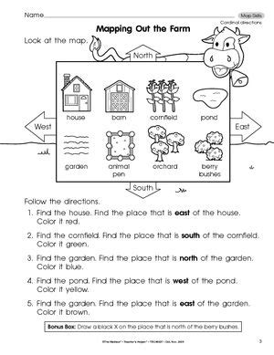 See more ideas about social studies worksheets, worksheets, english super teacher worksheets has a large selection of printable worksheets to celebrate earth day on april 22. Results for map skills using cardinal directions | Guest - The Mailbox | Grade K | Social ...
