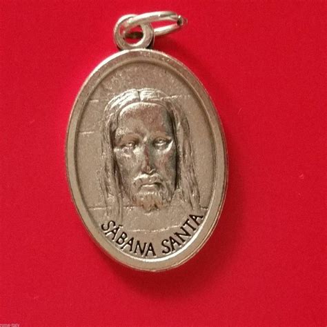 Santa Faz Medal Holy Face Jesus Holy Shroud Sindone Oviedo