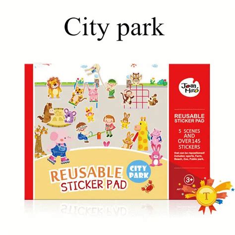 New Reusable Stickers Book Game Pad Collection Kids Educational Toys