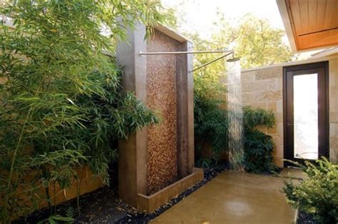 21 Outdoor Shower Design Ideas For Swimming Pools Areas