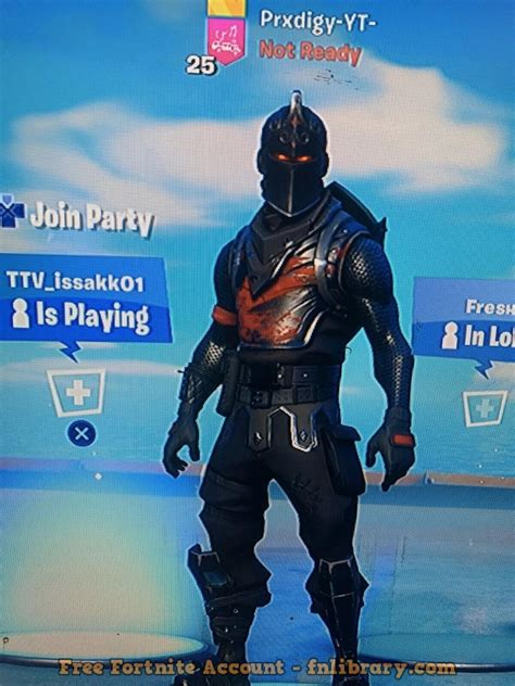 Get This Fornite Account With Season 2 Battle Pass Black Knight Free