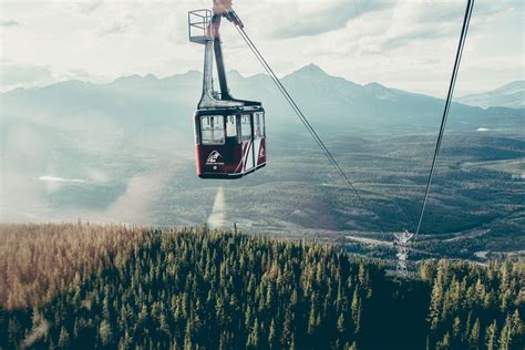 Sky Tram At Jasper National Park Alberta Canada Image Free Stock