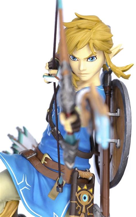 Front View Of First 4 Figures Zelda Link 10 Inch Statue Legend Of