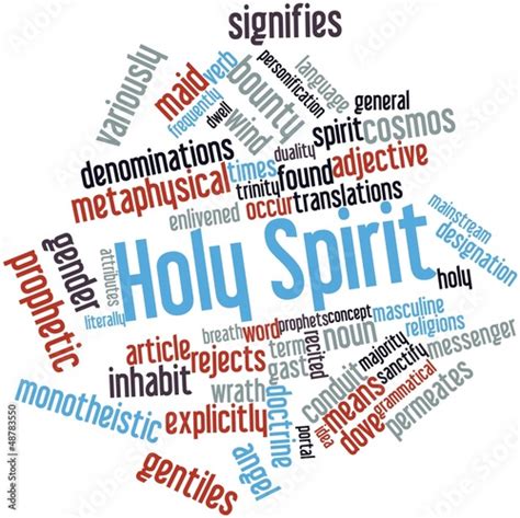 Word Cloud For Holy Spirit Stock Photo And Royalty Free Images On
