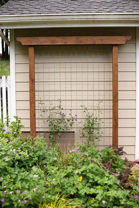 If you want to have an arch trellis for your garden, then rather than purchasing an expensive version from your local garden center, you can. DIY garden trellis ideas