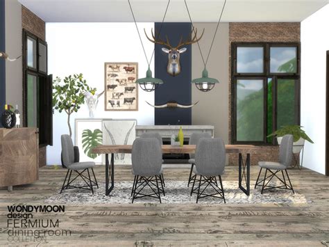Fermium Dining Room By Wondymoon At Tsr Sims 4 Updates