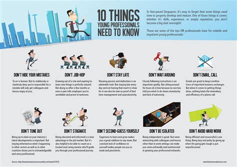 10 Things Young Professionals Should Know Infographic Bit Rebels