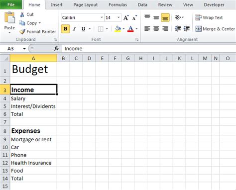 Microsoft Excel Templates 9 Excel Budget Worksheet Template