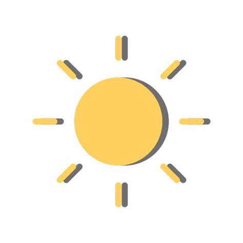 Day Forecast Morning Sun Sunny Weather Icon Free Download