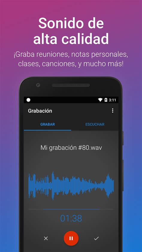 Grabadora Easy Voice Recorder Amazones Appstore Para Android
