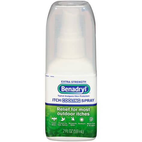 Benadryl Itch Relief Spray Extra Strength 2 Fl Oz 59 Ml