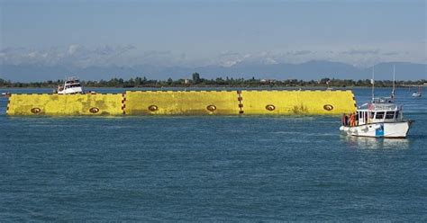 The Tide Barriers Of Venice Amusing Planet