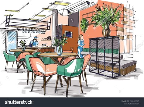8132 Architectural Drawing Restaurant Images Stock Photos And Vectors