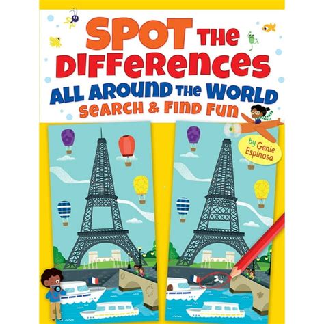 Dover Childrens Activity Books Spot The Differences All Around The
