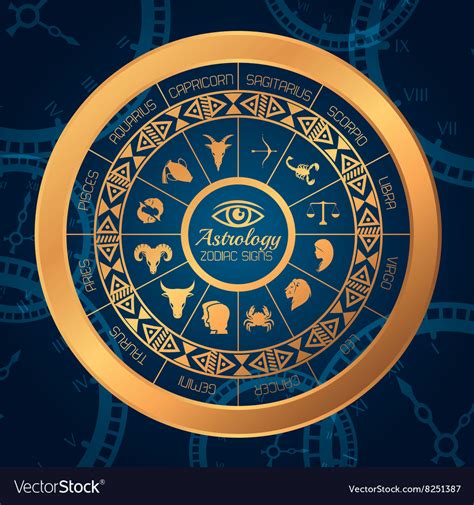 Astrological Signs Zodiac Royalty Free Vector Image