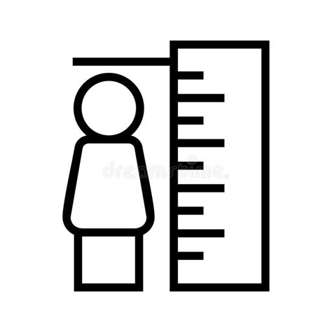 Height Measurement Icon Or Logo Isolated Sign Symbol Vector