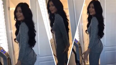 Kylie Jenners Shaking Her Ass On Jiggle Machine