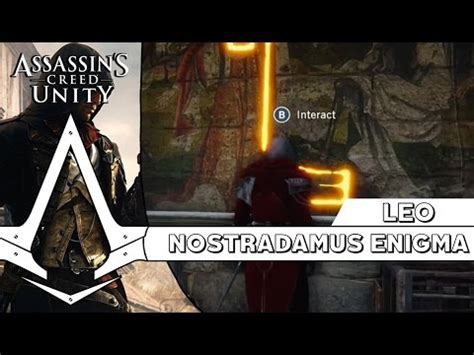 Assassin S Creed Unity Nostradamus Enigma Solved Leo Ac Unity Clues