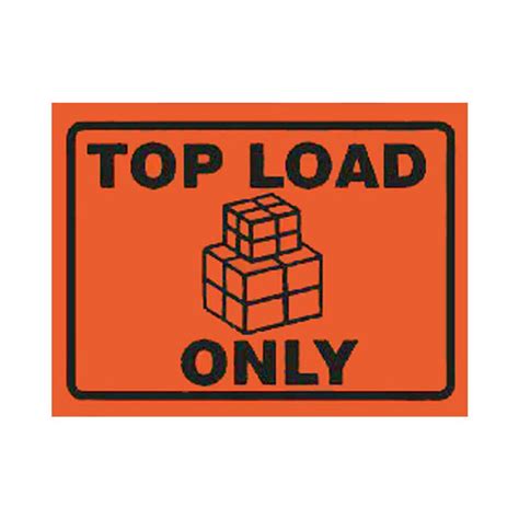Top Load Only Label Australia Tms Packaging
