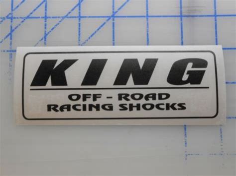 King Shocks Decal Sticker 3 55 75 11 Coilover Baja Prerunner Lift