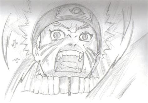 My Draw Of Naruto Nine Tailed By Shino93 On Deviantart
