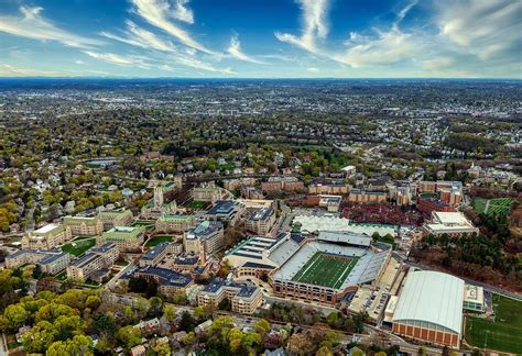 Aerial View Of Boston College Campus Photograph By Mountain Dreams Pixels