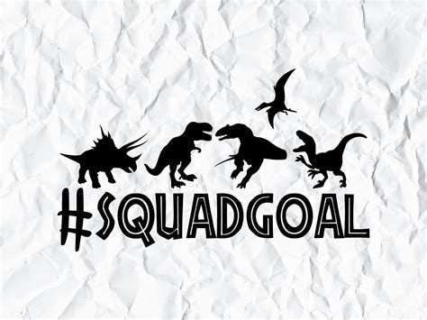 Jurassic World Squad Goals Svg