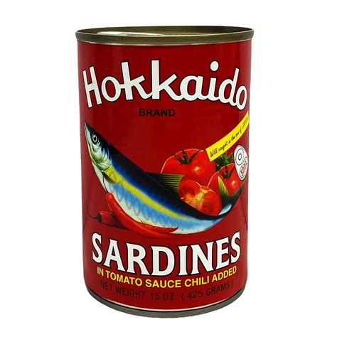 Hokkaido Sardines In Tomato Sauce With Chili 15oz 425g Just Asian Food