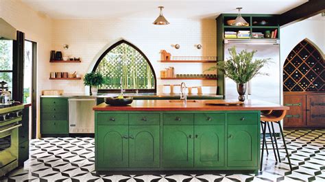 24 Colorful Kitchens From The Ad Archive Architectural Digest