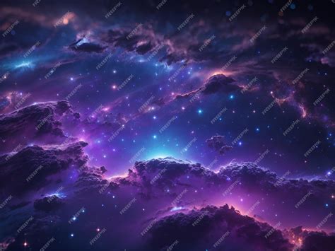Premium AI Image | A Celestial Symphony The Enchanting Night Sky