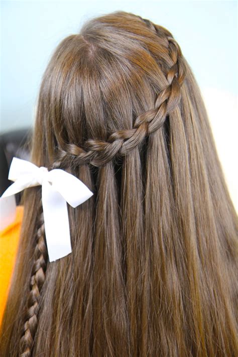 You may wear prettiest braids for elegant, cute and adorable appearance. Dutch Waterfall Braid | Cute Girls Hairstyles | Cute Girls ...