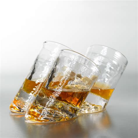Slanted Bar Glasses Set Of 2 Clearance Home Kitchen Touch Of