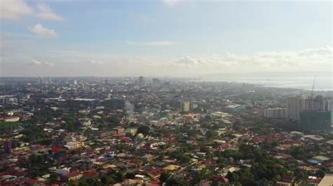 Aerial View Of The Davao City Stock Footage Videohive