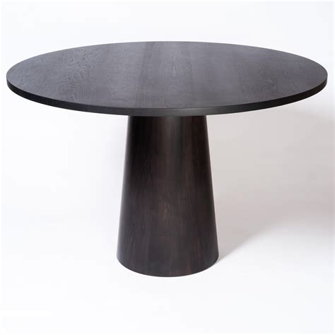Round Wood Pedestal Dining Table Decoration For Wedding