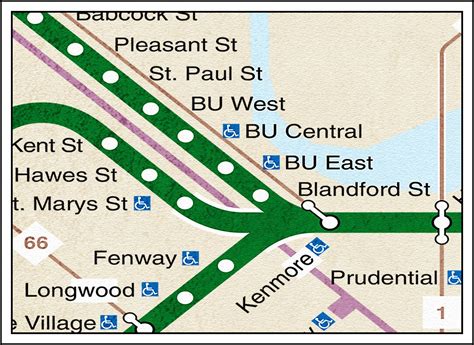 Boston Subway Map Poster Tube Map Map Art Metro Map