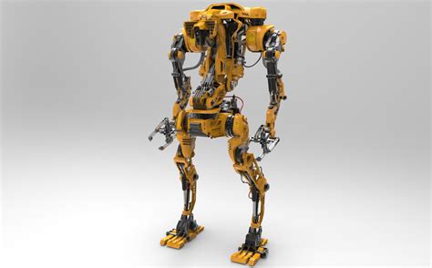 Marcus Johnson Sci Fi Construction Robot Concept