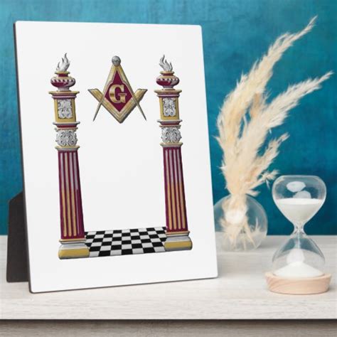 Masonic Pillars Plaque Zazzle