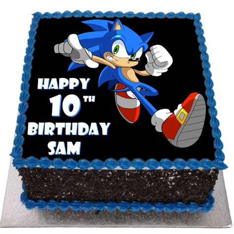 Sonic Birthday Cake Flecks Cakes