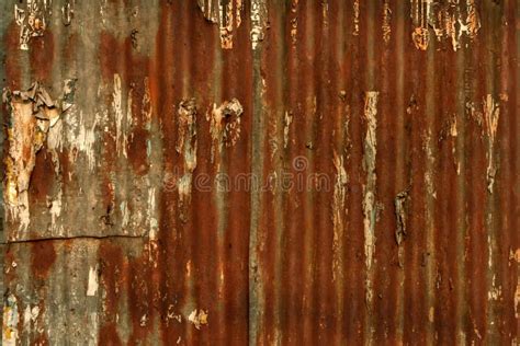 Old Rusty Corrugated Metal Wall Background Stock Photo Image Of Rust