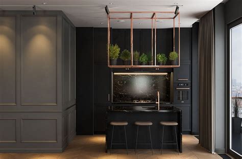 See more ideas about dark interiors, design, interior. Modern Dark Interior Design | Cozinhas modernas, Design de ...