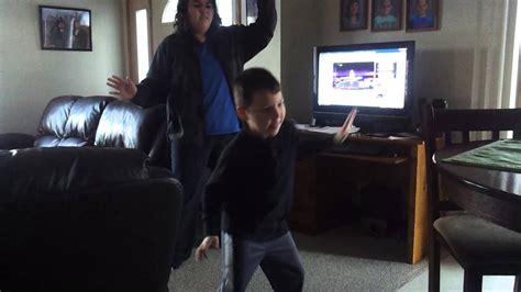 Big Sis And Lil Bro Showing Their Moves Youtube