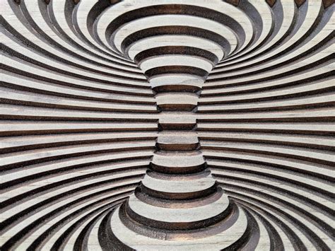 10x12 Optical Illusion Wood Carving Illusion Artwork Etsy