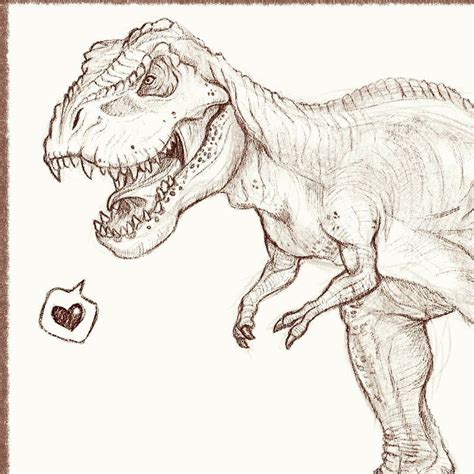 Pin By Sendeanla190595 On Pencil Portrait Dinosaur Sketch Dinosaur